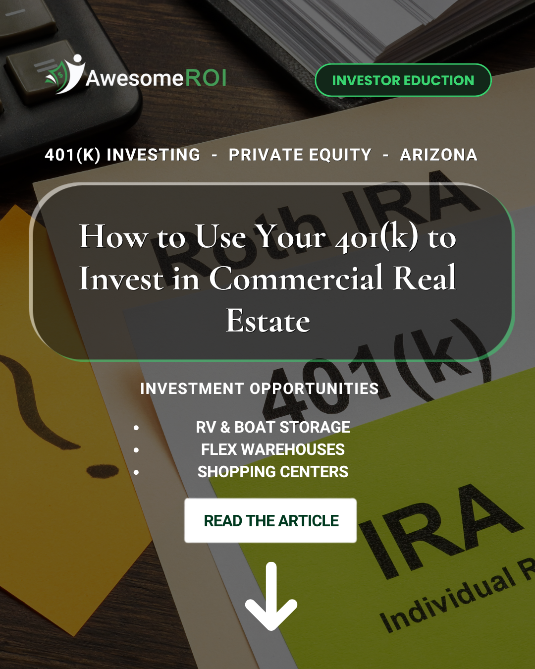How to Use Your 401(k) to Invest in Commercial Real Estate