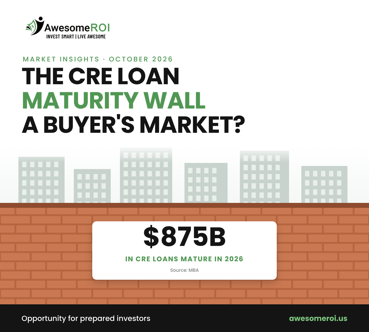 The CRE Loan Maturity Wall: Why 2026 Could Be a Buyer’s Market for Investors